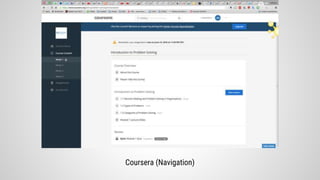 Coursera (Navigation)
 
