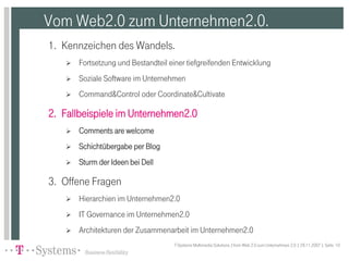 Vom Web2.0 zum Unternehmen2.0