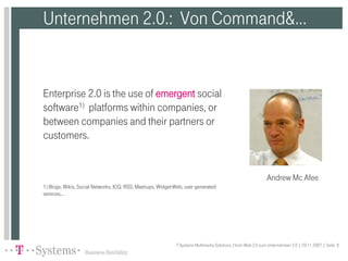 Vom Web2.0 zum Unternehmen2.0