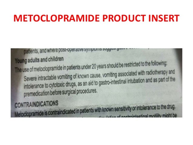 Metoclopramide Reglan Black Box Warning