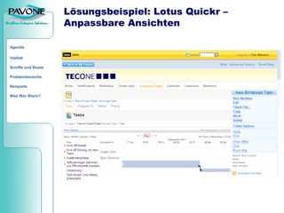 Von Quickr bis PAVONE PM