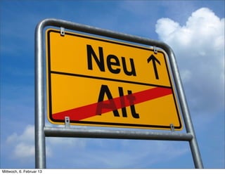 Mobile von 0 auf 100 in 2 Sprints I   Mayﬂower GmbH I Feb 6, 2013 I

Mittwoch, 6. Februar 13
 