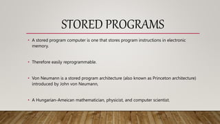VON_NEUMANN_ARCHITECTURE_PPT_COAA final.pptx | Data Storage and ...