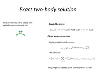 Strongly Interacting Atoms in Optical Lattices | PPT