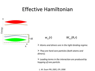 Strongly Interacting Atoms in Optical Lattices | PPT