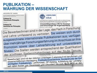 PUBLIKATION –
WÄHRUNG DER WISSENSCHAFT




SEITE 23
 