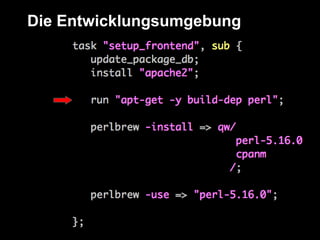 Die Entwicklungsumgebung
 