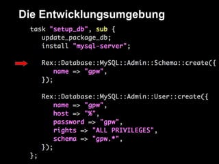 Die Entwicklungsumgebung
 