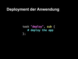 Deployment der Anwendung
 