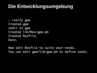 Die Entwicklungsumgebung
 