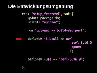 Die Entwicklungsumgebung
 