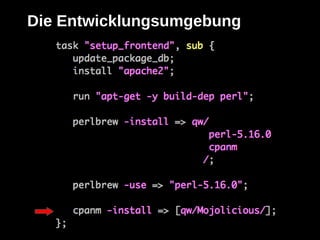Die Entwicklungsumgebung
 
