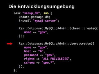 Die Entwicklungsumgebung
 