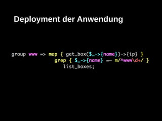 Deployment der Anwendung
 