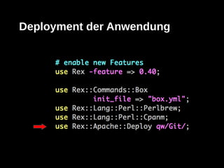 Deployment der Anwendung
 