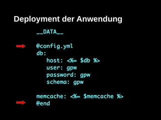Deployment der Anwendung
 