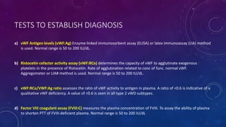 Von willebrand disease | PPTX