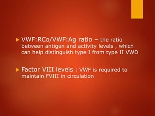 Von willebrands disease | PPT