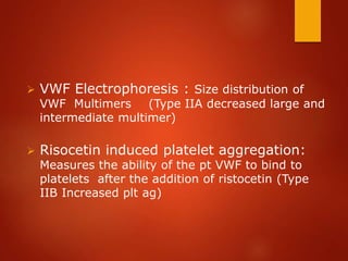Von willebrands disease | PPT