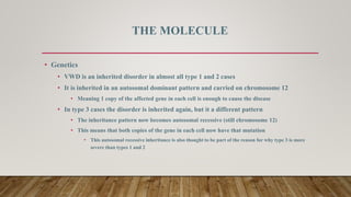 Von Willebrand Disease | PPTX