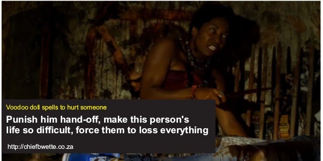 voodoo doll to hurt someone