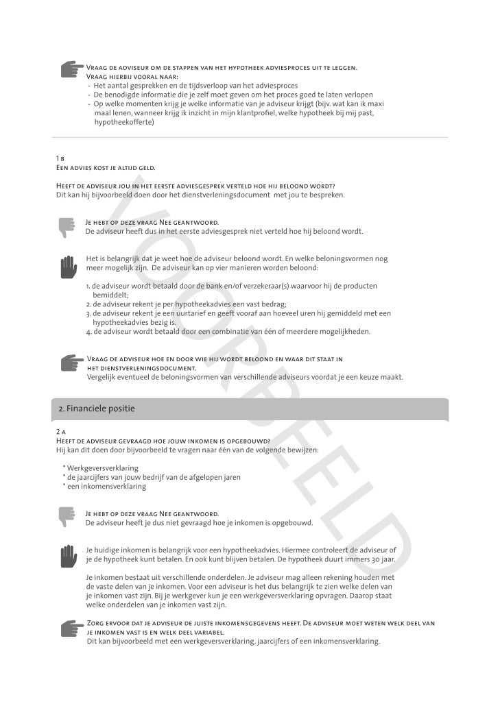 Brochure AFM voorbeeld adviesrapport