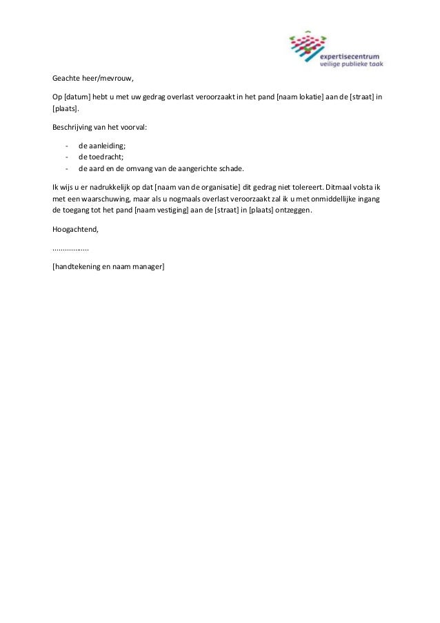 Machtiging Brief