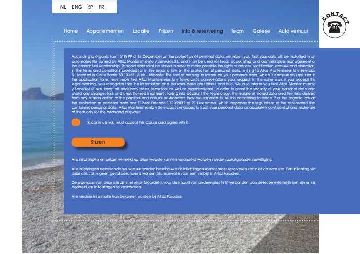 Voorbeeld website