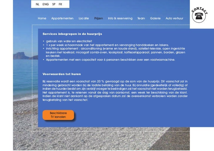 Voorbeeld website