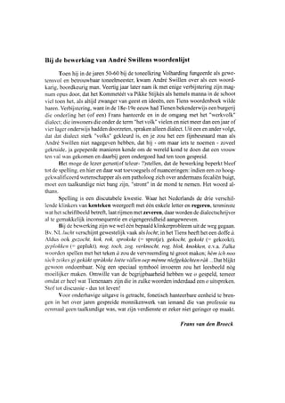 #Tienen Voorwerk tiens dialect