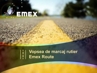 Vopsea de marcaj rutier 
Emex Route 
 