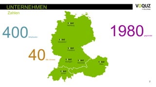 2
UNTERNEHMEN
Zahlen
1980gegründet
 