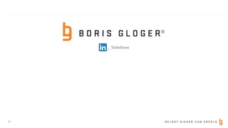 S E L B S T S I C H E R Z U M E R F O L G21
 