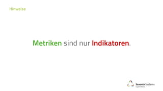 Der Healthcheck für Softwareprojekte