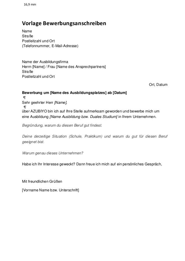 169 mm vorlage bewerbungsanschreiben name strae postleitzahl und ort telefonnummer e - Vorlage Bewerbung Anschreiben 169 mm vorlage bewerbungsanschreiben name strae postleitzahl und ort telefonnummer e - Vorlage Bewerbung Anschreiben
