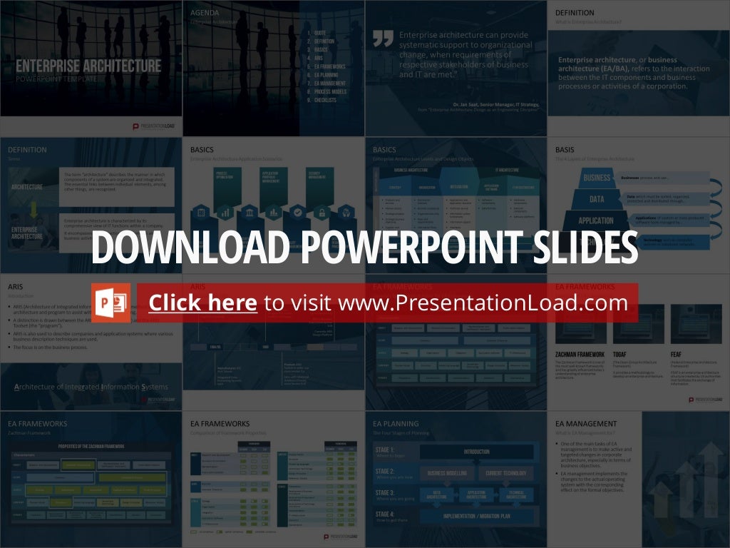 Enterprise Architecture PPT Template