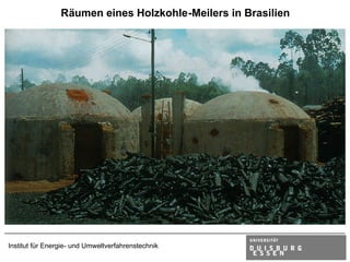Räumen eines Holzkohle-Meilers in Brasilien




Institut für Energie- und Umweltverfahrenstechnik
 