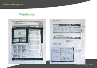 website konzeption



             Wireframe




                         martin hahn _ 2010
 