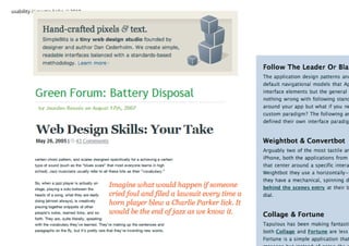 usability // martin hahn // 2010
 