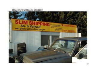 Hauptrevenue: Dealer




12


                       12
 