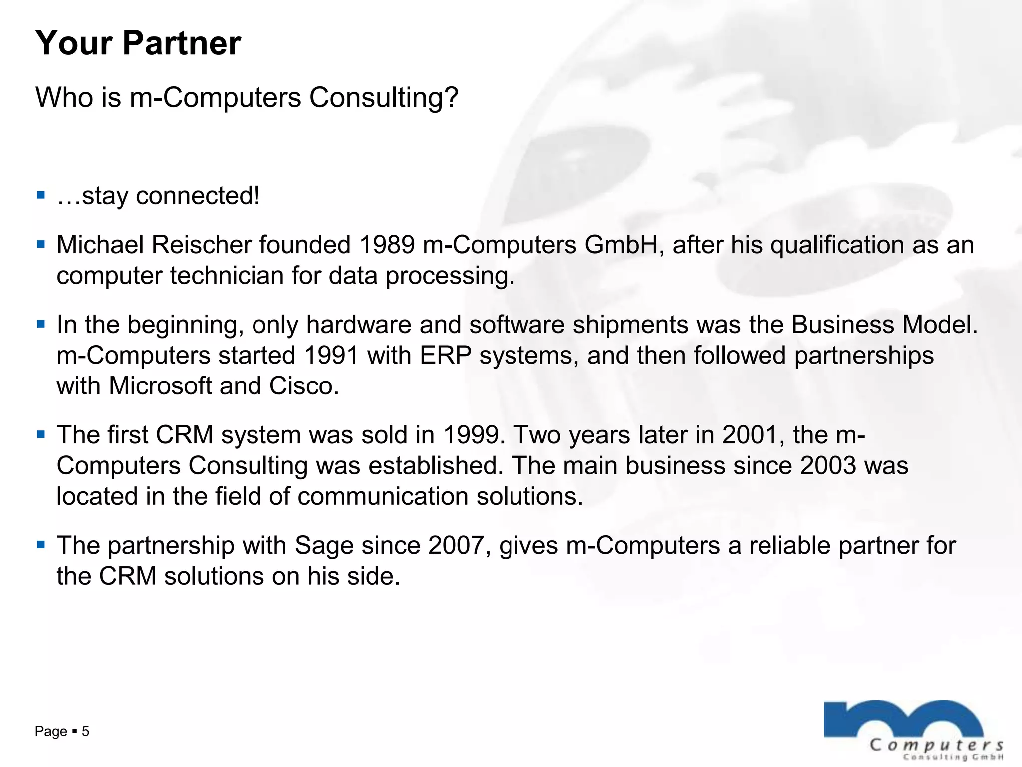 Development of CRM Add-onsand 3rd Party Applications