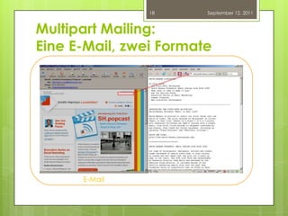 Multipart Mailing: Eine E-Mail, zwei FormateSeptember 12, 201118E-Mail