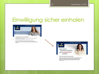 Einwilligung sicher einholenSeptember 12, 201122