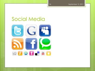 Social MediaSeptember 12, 201134
