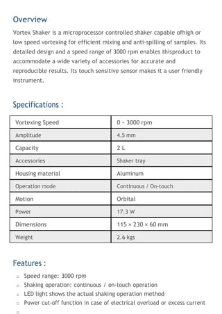 Vortex-Shaker laboratory equipments.pdf. | PDF