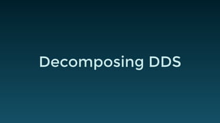 Decomposing DDS
 