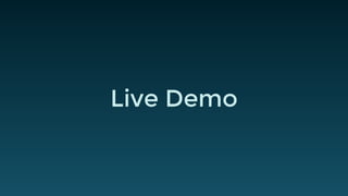 Live Demo
 