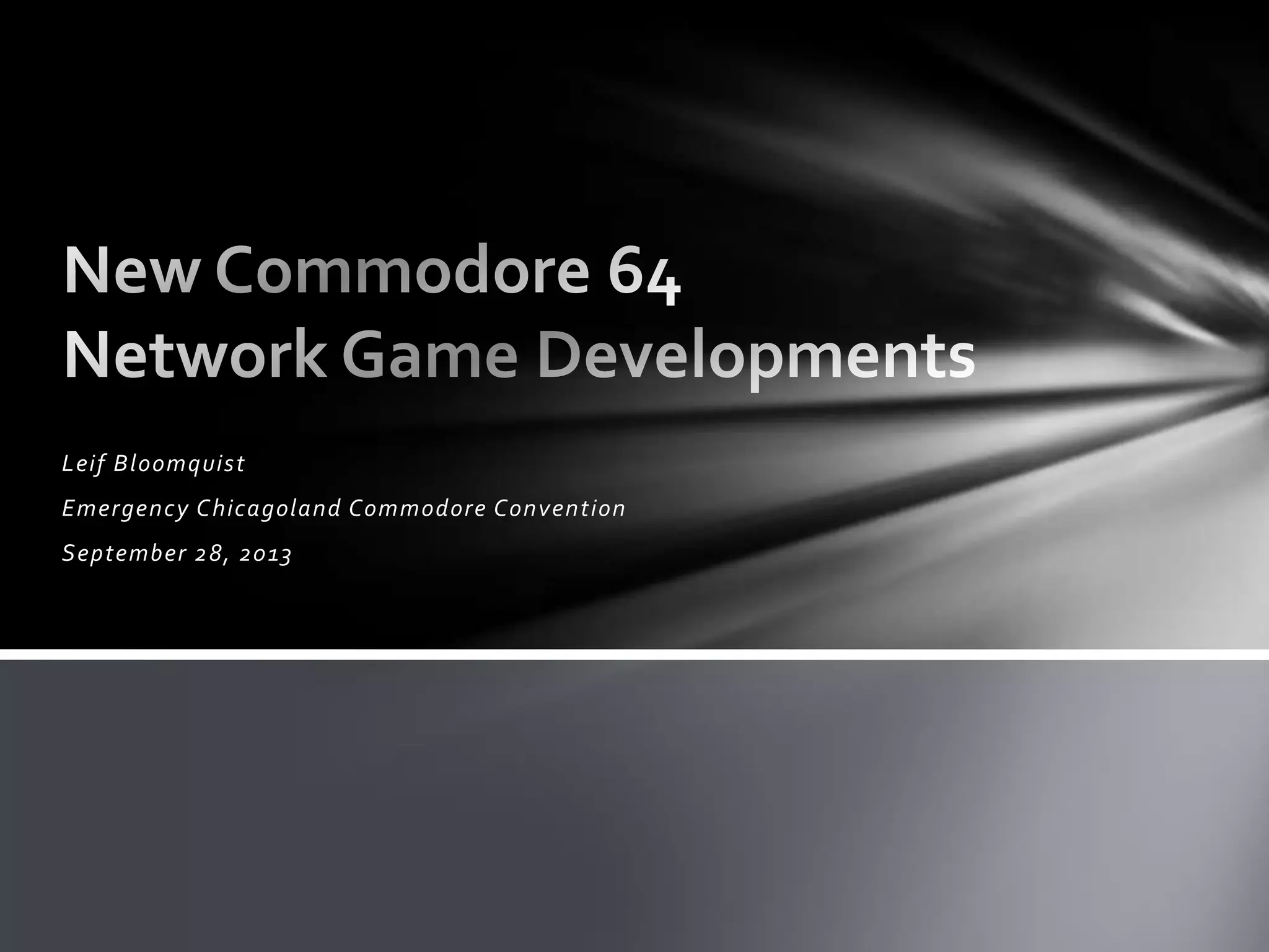 Leif Bloomquist
Emergency Chicagoland Commodore Convention
September 28, 2013
 