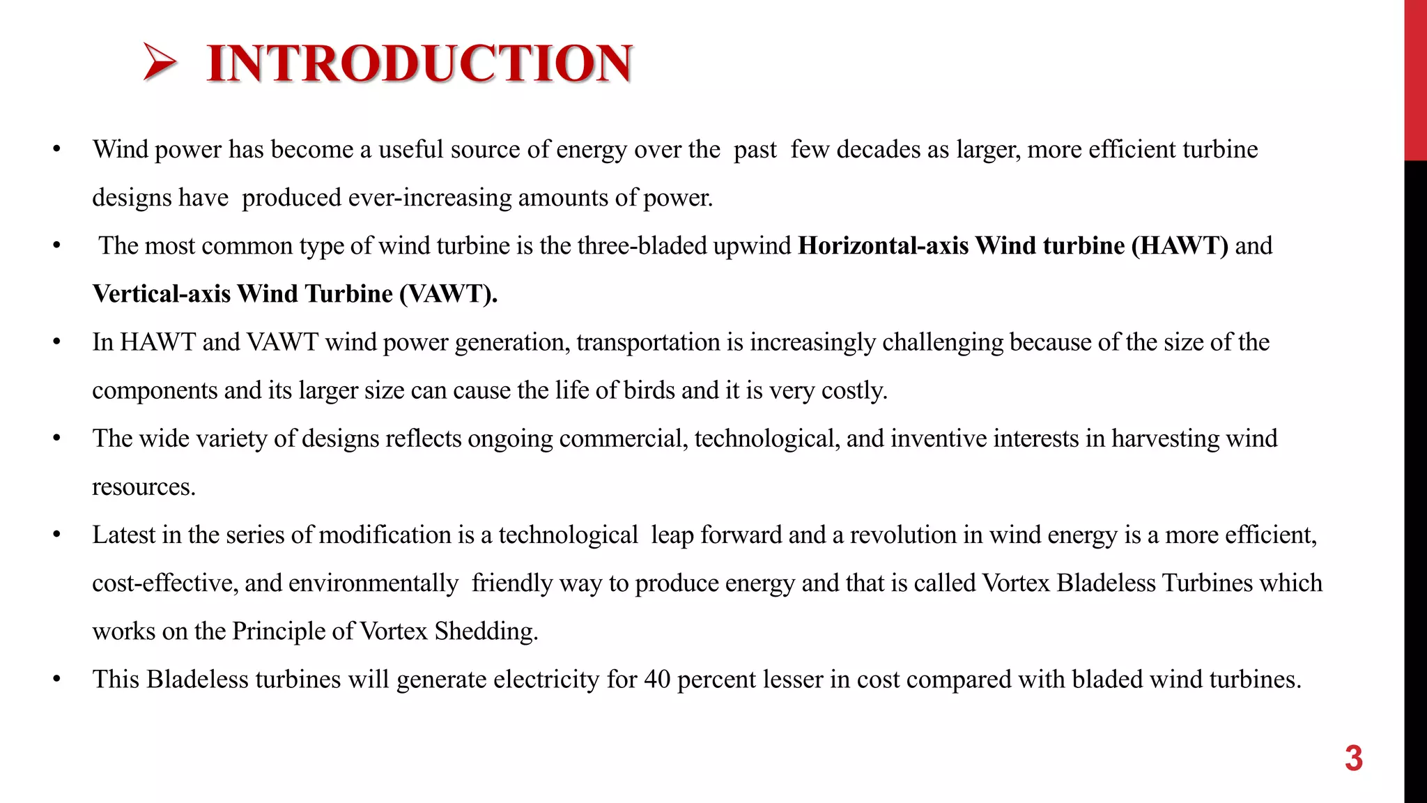 Vortex bladeless wind turbine | PDF