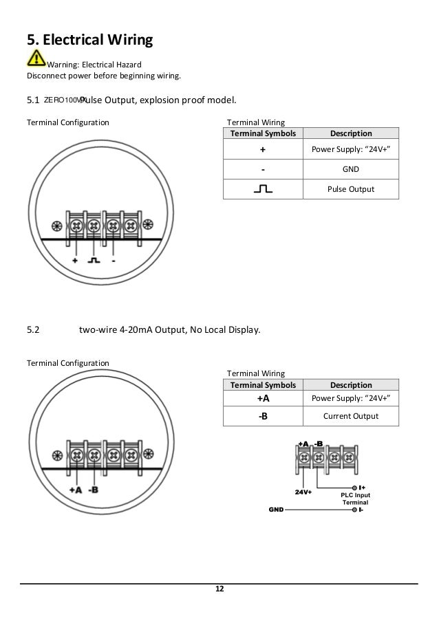Flow Meter Wiring Diagram - Wiring Diagram & Schemas